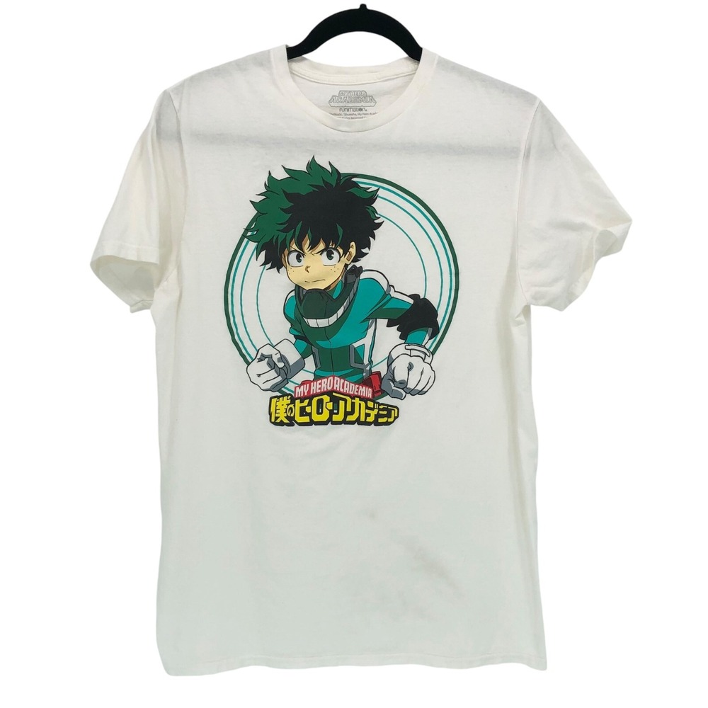 My Hero‎ Academia Funimation T Shirt Adult M 38/40 100% Cotton Graphic Tee Anime